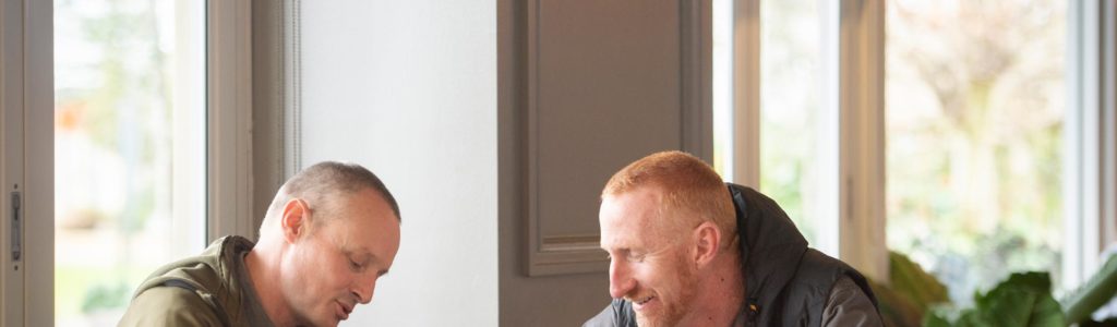 Straightcurve Garden Edging Founders Joeri & Dan Working On New Product Designs