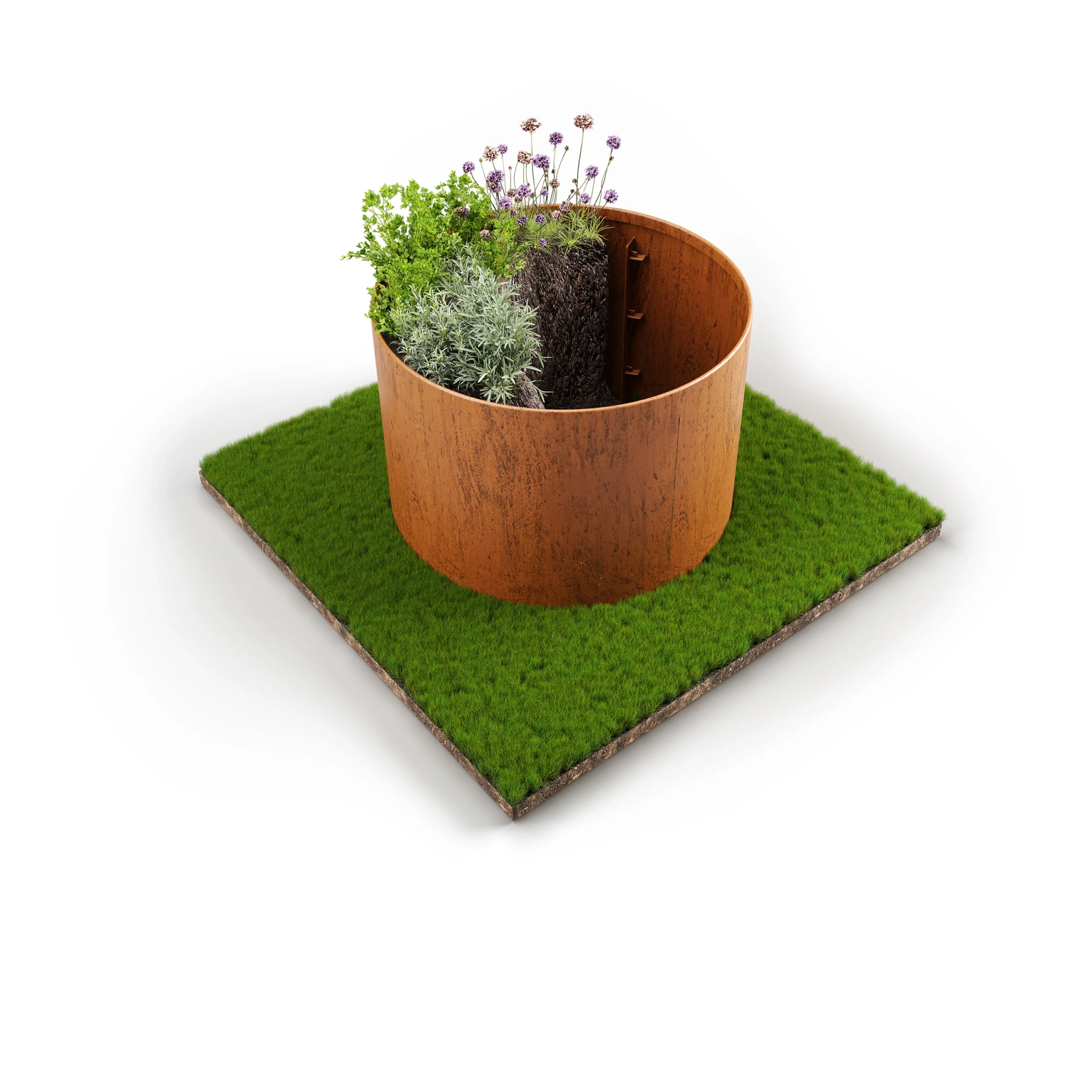 batch_560mm Tree Ring_Corten_Corten_Square