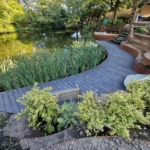 Retaining Wall Landscape Project Featuring Straightcurve - Designed by The 3D Gardener - Built by Inside Out Home Improvements Ltd