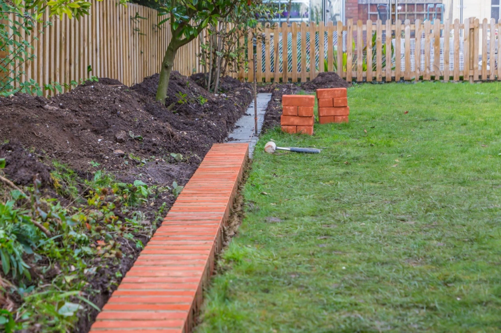 Brick Garden Edging