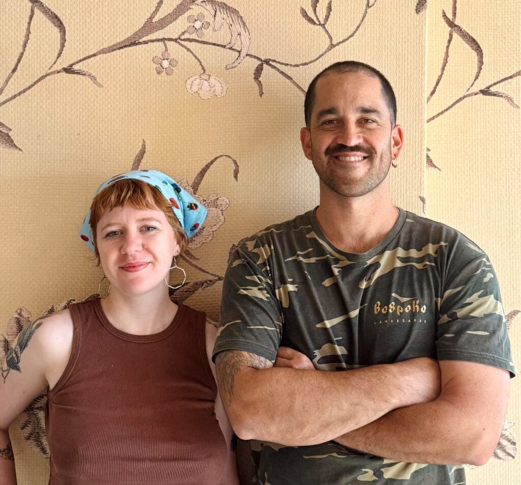 Mitch Farina and Laura van Wensveen from Bespoke Landscape & Design