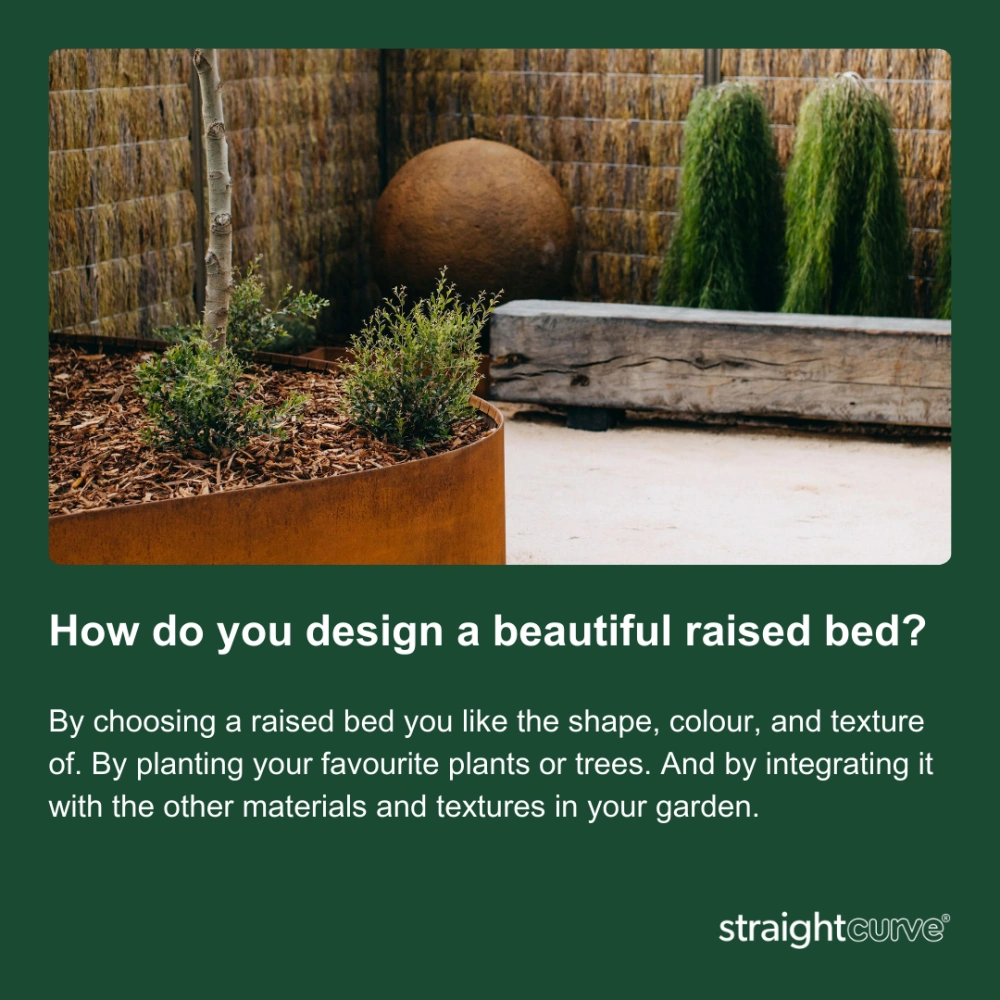 How to design a beautiful raised garden bed, combining the right materials, proportions and planting for a result that looks as good as it grows