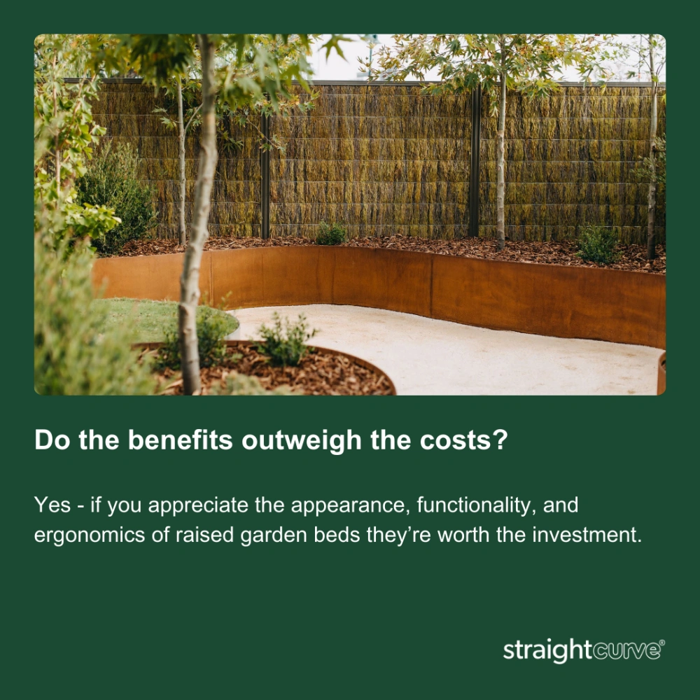 Weighing up the benefits of raised bed gardening against the initial cost, for most UK gardeners the investment pays off quickly
