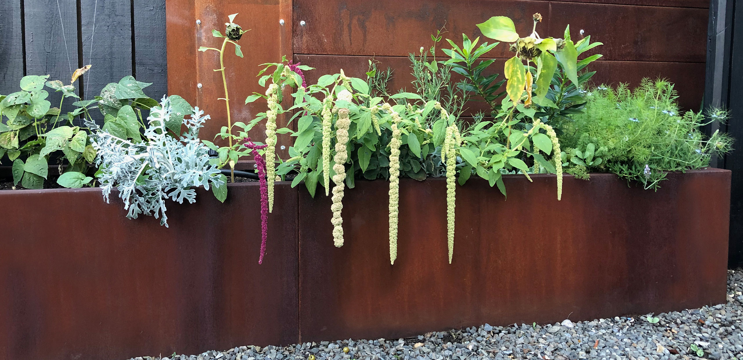 400mm fixed height planter box